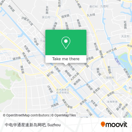 中电华通星速新岛网吧 map