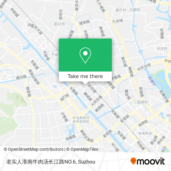 老实人淮南牛肉汤长江路NO.6 map