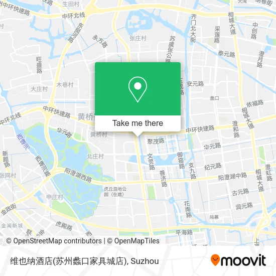 维也纳酒店(苏州蠡口家具城店) map