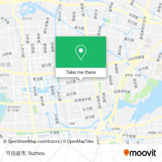 可信超市 map