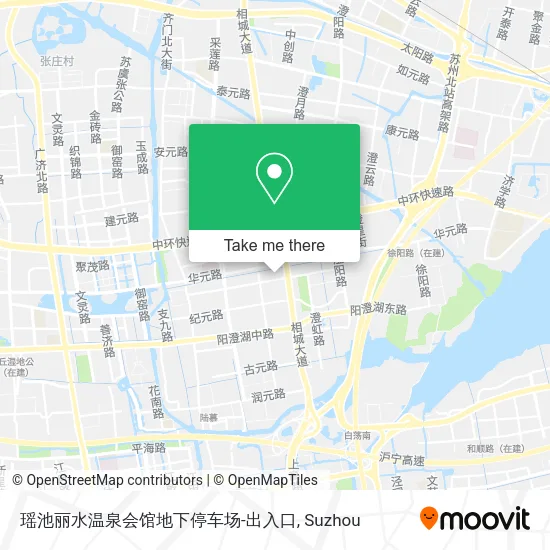 瑶池丽水温泉会馆地下停车场-出入口 map