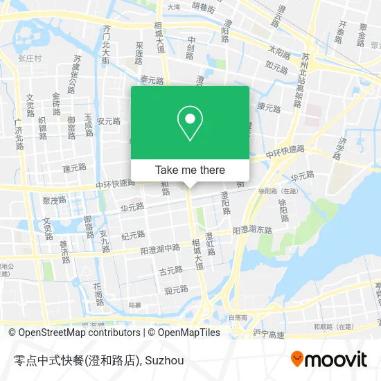 零点中式快餐(澄和路店) map