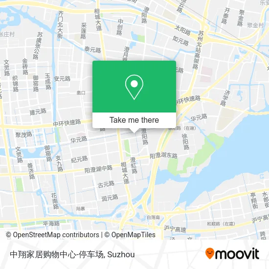 中翔家居购物中心-停车场 map