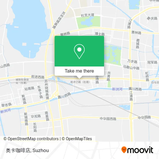 奥卡咖啡店 map
