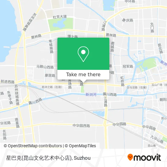 星巴克(昆山文化艺术中心店) map