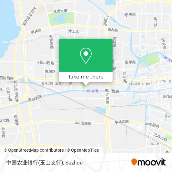 中国农业银行(玉山支行) map