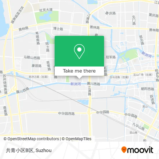 共青小区B区 map
