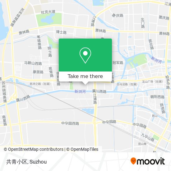 共青小区 map