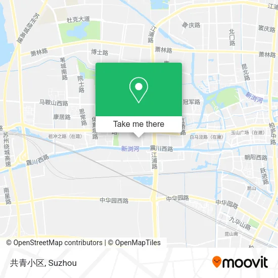 共青小区 map