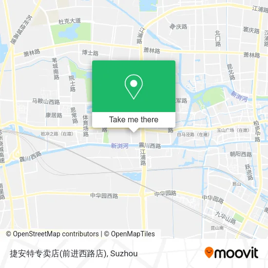 捷安特专卖店(前进西路店) map