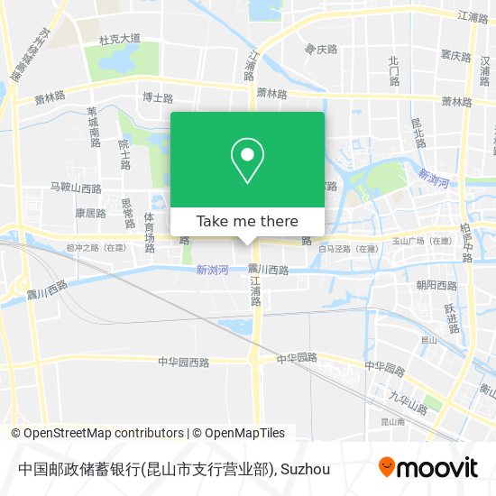 中国邮政储蓄银行(昆山市支行营业部) map