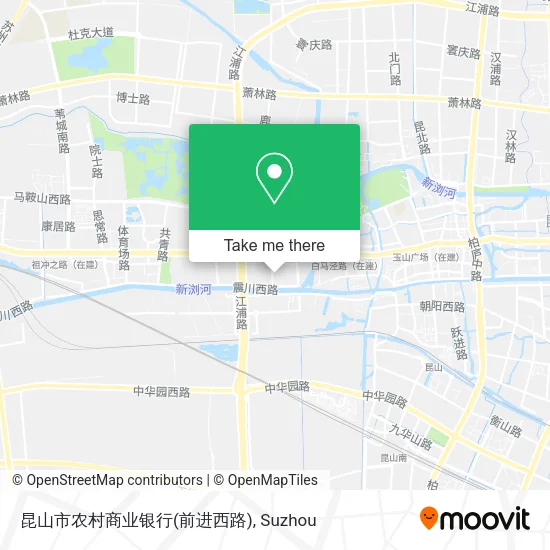 昆山市农村商业银行(前进西路) map