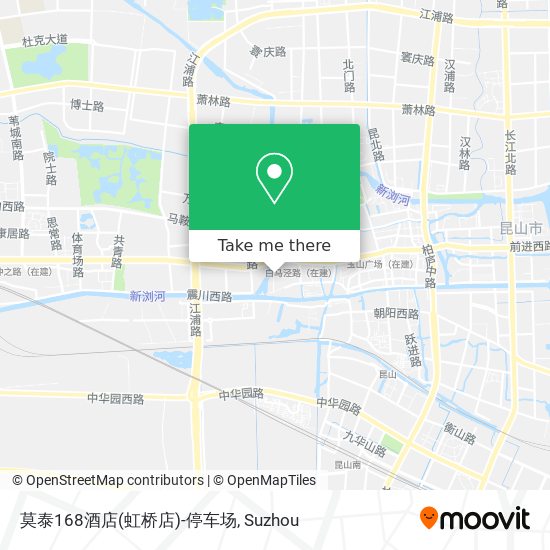 莫泰168酒店(虹桥店)-停车场 map
