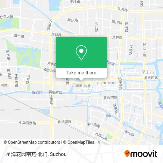 星海花园南苑-北门 map