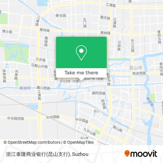 浙江泰隆商业银行(昆山支行) map