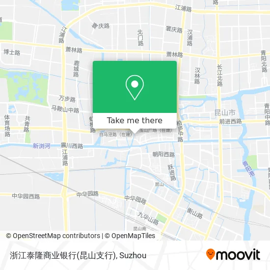 浙江泰隆商业银行(昆山支行) map