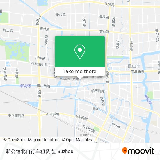新公馆北自行车租赁点 map