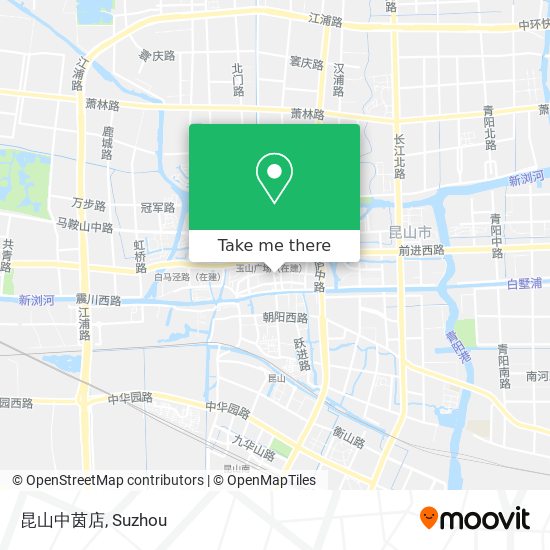 昆山中茵店 map