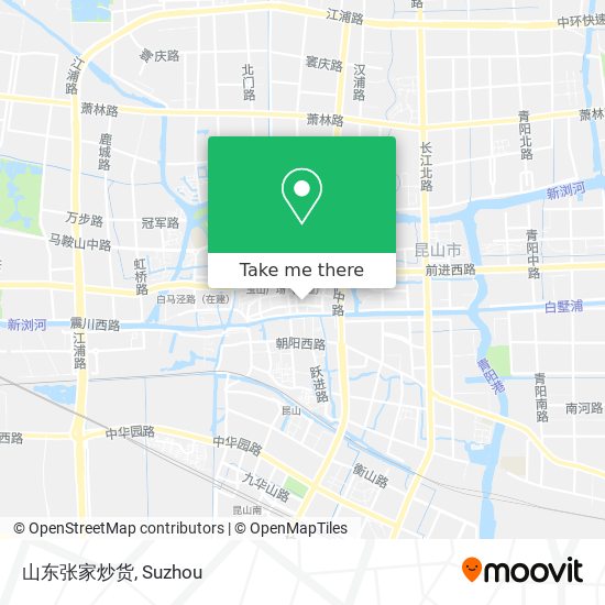 山东张家炒货 map
