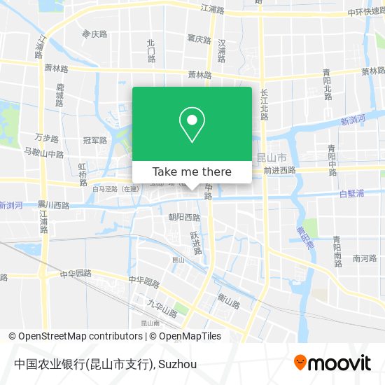 中国农业银行(昆山市支行) map