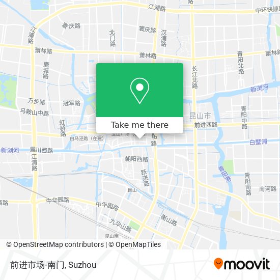前进市场-南门 map