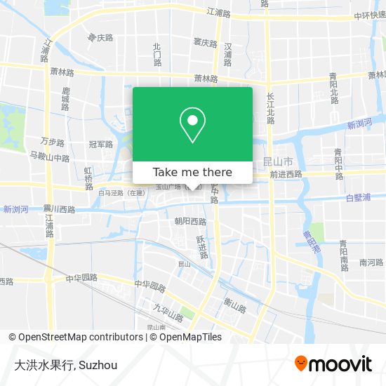 大洪水果行 map