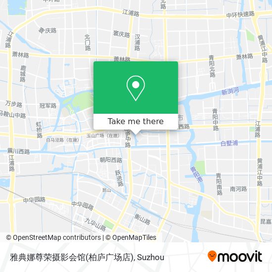 雅典娜尊荣摄影会馆(柏庐广场店) map