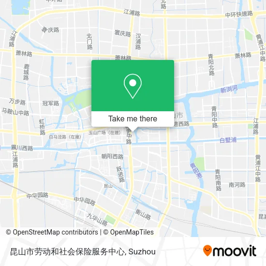 昆山市劳动和社会保险服务中心 map