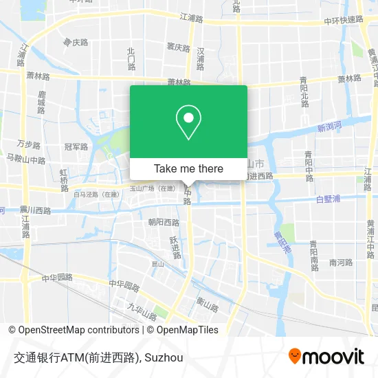 交通银行ATM(前进西路) map