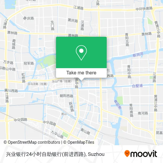 兴业银行24小时自助银行(前进西路) map