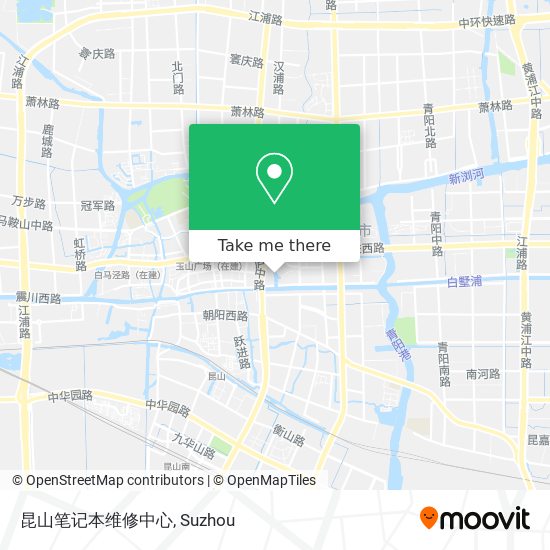昆山笔记本维修中心 map