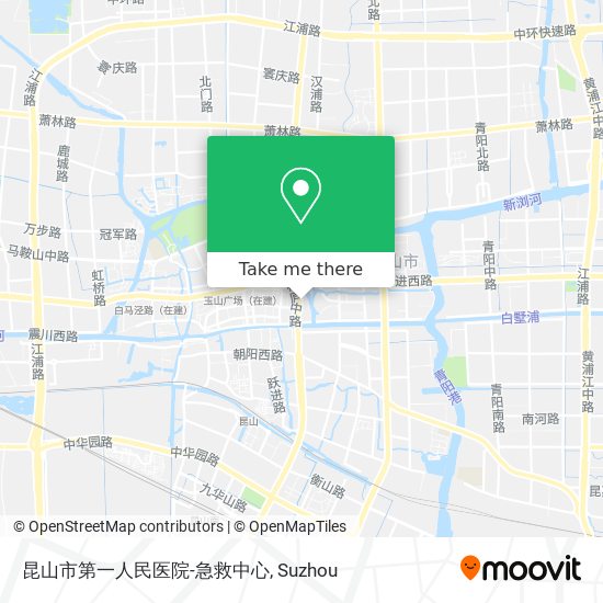 昆山市第一人民医院-急救中心 map
