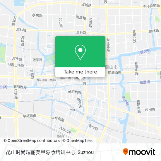 昆山时尚瑞丽美甲彩妆培训中心 map