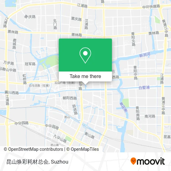 昆山焕彩耗材总会 map