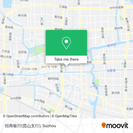 招商银行(昆山支行) map