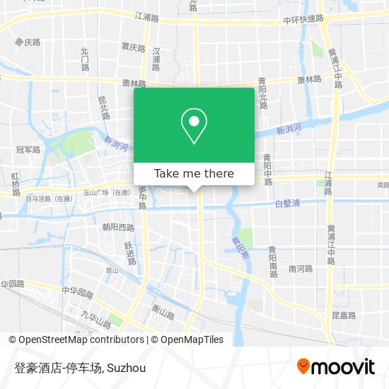 登豪酒店-停车场 map
