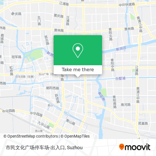 市民文化广场停车场-出入口 map