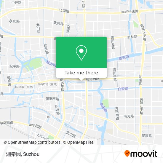 湘秦园 map