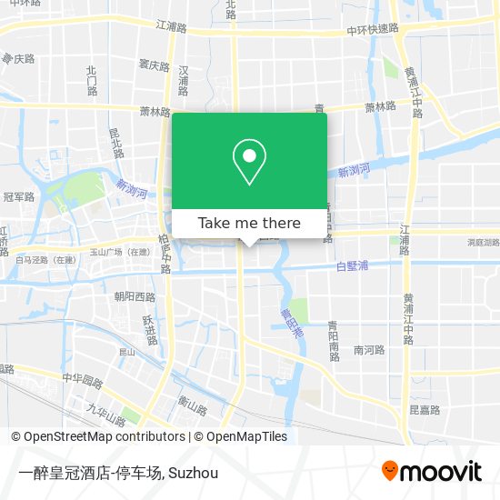 一醉皇冠酒店-停车场 map