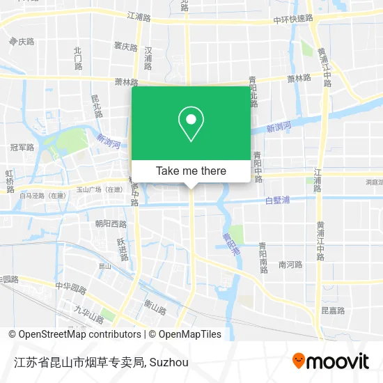 江苏省昆山市烟草专卖局 map