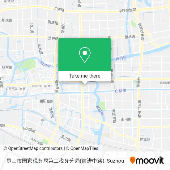昆山市国家税务局第二税务分局(前进中路) map