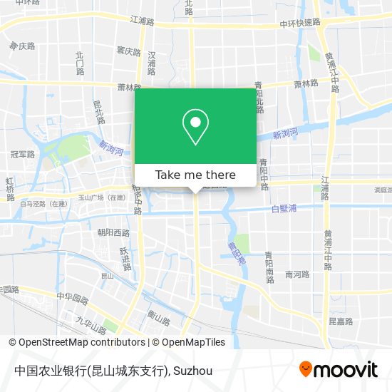 中国农业银行(昆山城东支行) map