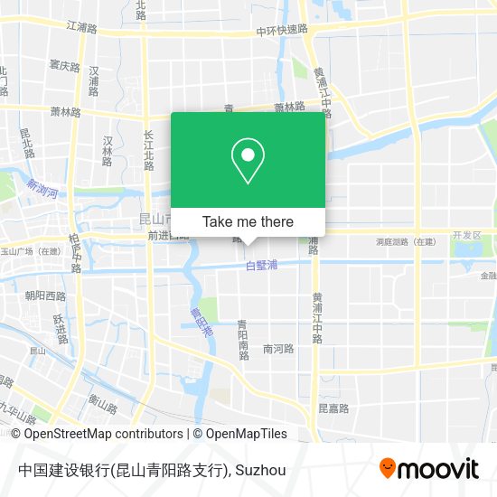 中国建设银行(昆山青阳路支行) map