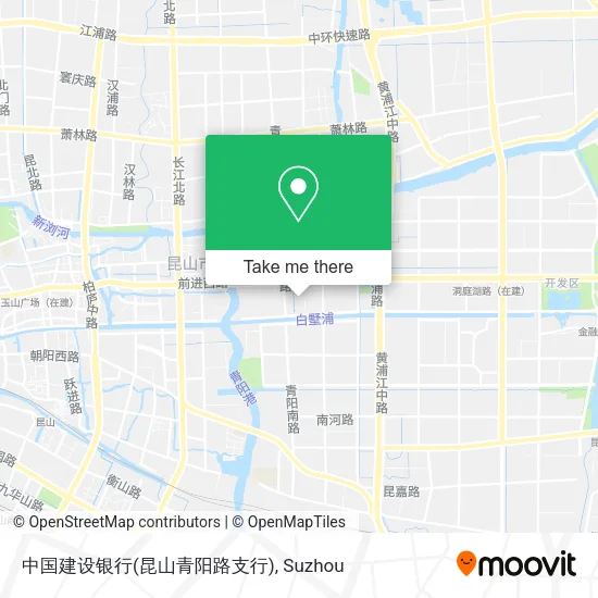 中国建设银行(昆山青阳路支行) map