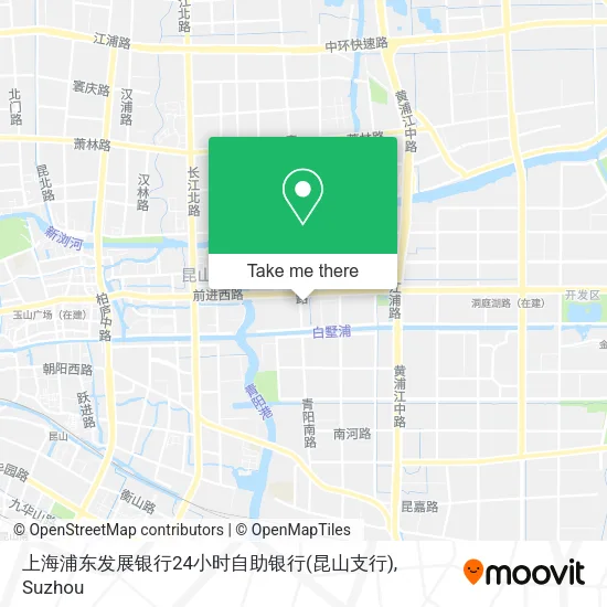 上海浦东发展银行24小时自助银行(昆山支行) map