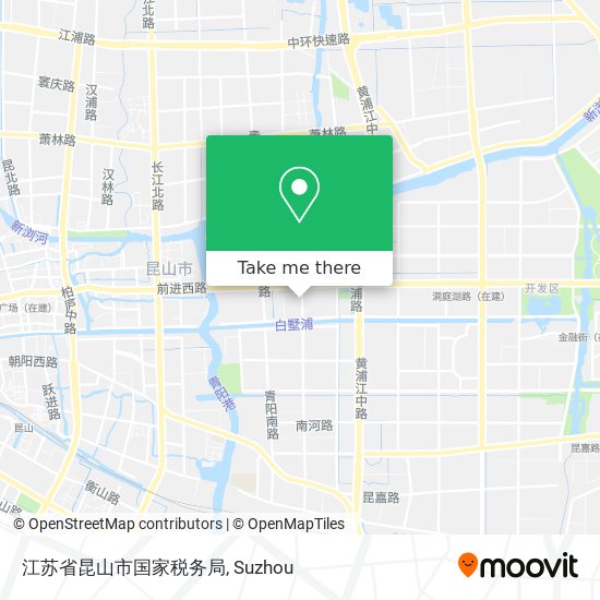 江苏省昆山市国家税务局 map