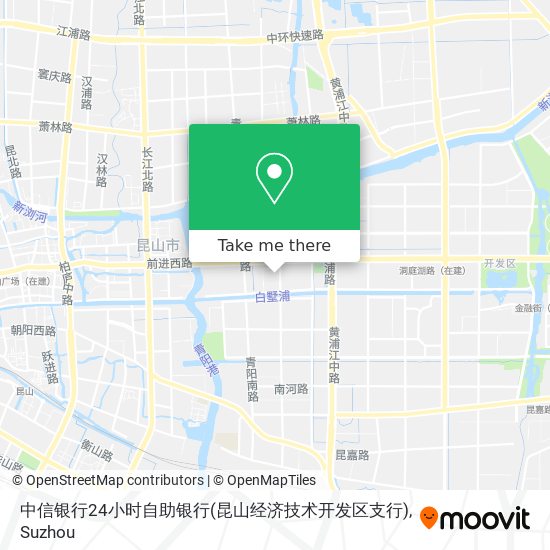 中信银行24小时自助银行(昆山经济技术开发区支行) map