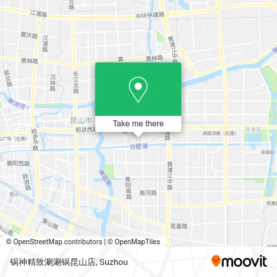 锅神精致涮涮锅昆山店 map