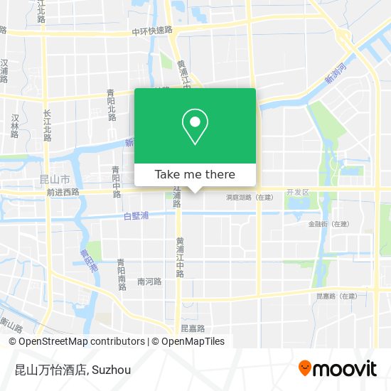 昆山万怡酒店 map