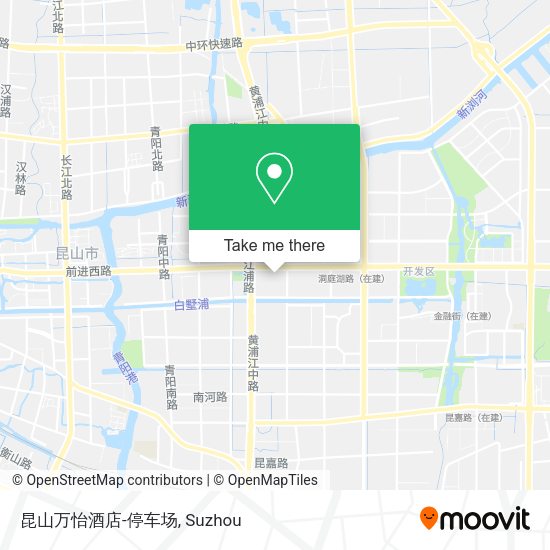 昆山万怡酒店-停车场 map